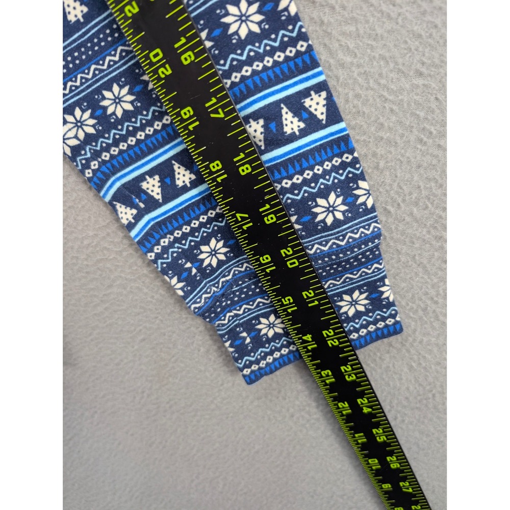 Lands End Mock Neck Knit Top Fair Isle Women's M 10-12 Holiday Travel Outdoor - Picture 7 of 8